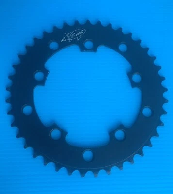 Rocket Rings Chainring 41t 110/130 NOS New Made in the USA 1/2 x 3/32" Black - Image 1 of 2