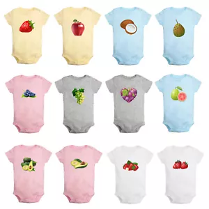 Niedlicher Obst Bilddruck Baby Bodysuits Neugeborene Strampler Säugling Overalls Outfits - Bild 1 von 84