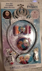 Disney Frozen Elsa/Ana 6pc set Headband Hair Accessories Costume Dress Up - Picture 1 of 3
