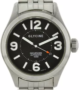 Glycine Incursore Automatic 44mm Herren- Armbanduhr Ref. 3849 in Edelstahl - Bild 1 von 9