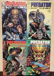 Predator Big Game #1-4 Complete Series w/ Cards 1991 Dark Horse Comics - Picture 1 of 9