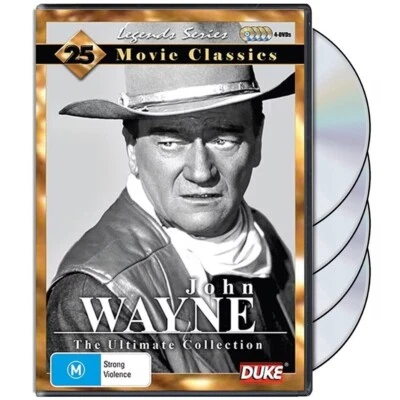 John Wayne - The Ultimate Collection (DVD, 4-Disc) NTSC Region Free (25x Movie - Image 1 of 4