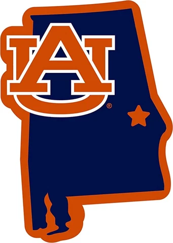 Auburn Tigers 11" Magnet Outdoor Rated Vinyl Auto Fridge Cover