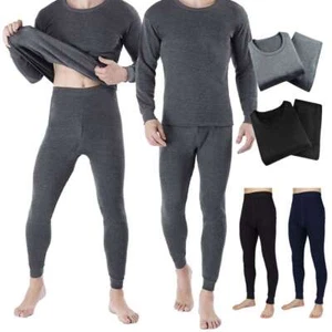 Mens Thermal Underwear Set Top Bottom Long Johnop Bottom Warm Set Winter NEW - Picture 1 of 14
