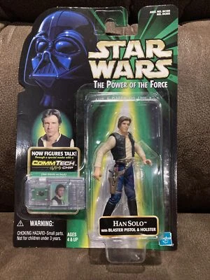 Star Wars Han Solo бластер пистолет Commtech сила новый Hasbro MIP * - Изображение 1 из 4
