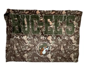 New Buc-ees Bucees Camo "Always in Season" Throw Blanket Limited Edition 50 x 70 - Picture 1 of 7