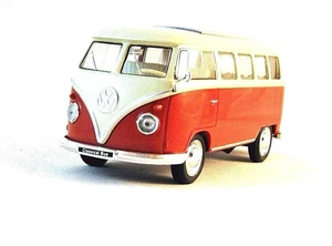 1963 VOLKSWAGEN T1 BUS, METALIC NARANJA WELLY 1:32 DIECAST CAR COLECCIONISTAS... - Imagen 1 de 12