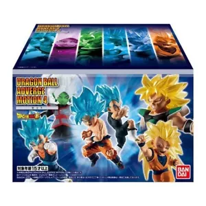 JUEGO DE 4 MINI FIGURAS BANDAI DRAGON BALL SUPER ADVERGE MOTION 6 TIPOS - Imagen 1 de 4