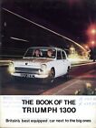 Triumph 1300 Prospekt 1967 GB brochure prospekt emisyjny katalog broszura