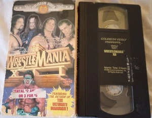WWF WrestleMania 12 Coliseum Video VHS 1996 Bret HBK Diesel Undertaker Warrior - Picture 1 of 12