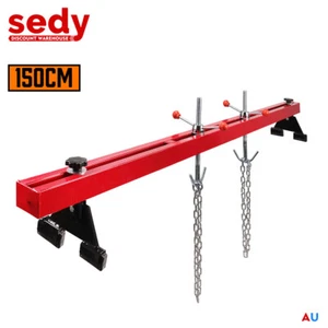 1.5M Engine Support Bar Engine Load Leveler 1100Lb Transmission Dual Hook Garage - Picture 1 of 8