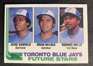 1982 Topps - Future Stars #203 Brian Milner, Jesse Barfield (RC)