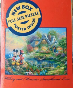 .PUZZLE..JIGSAW..DISNEY...Mickey and Minnie Sweetheart Cove..750pc...Sealed - Picture 1 of 1