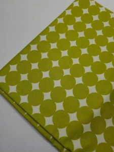 Heather Bailey Fabric True Colors Circles Green Sew Quilt Cotton OOP ONE YARD - Picture 1 of 2