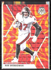 Panini Mosaic #136 2020 Rob Gronkowski Buccaneers Prizm Reactive Orange~! - Imagen 1 de 2