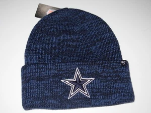 '47 Brand Dallas Cowboys Knit Beanie Cap Blue Cuffed NFL NEU with Tag - Bild 1 von 5