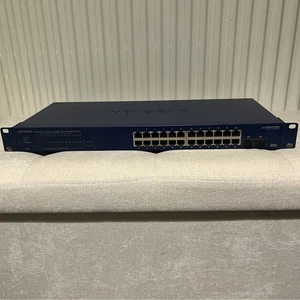 Netgear GS724TPv2 ProSafe 24-Port PoE+ Gigabit Smart Managed Switch GS724TP  v2 - Picture 1 of 4