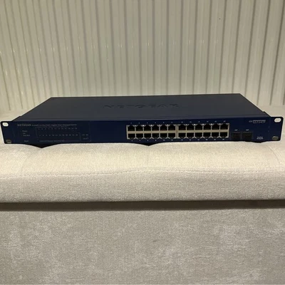 Netgear GS724TPv2 ProSafe 24-Port PoE+ Gigabit Smart Managed Switch GS724TP  v2 - Image 1 of 4