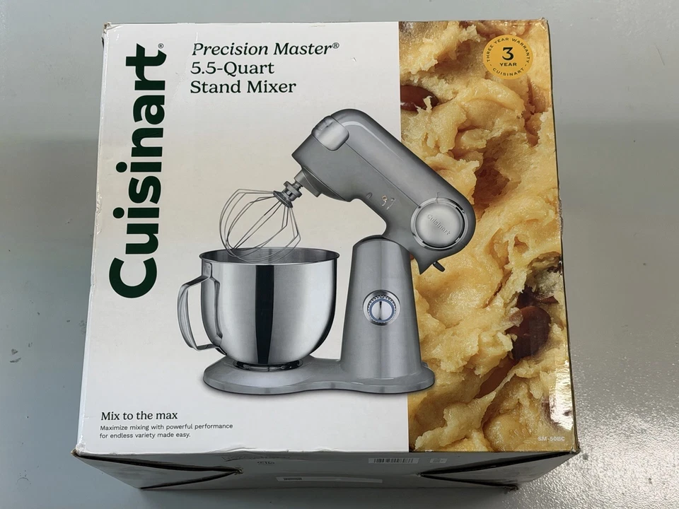 Cuisinart Precision Master 5.5 Qt Stand Mixer - Brushed Chrome - Image 1 of 2