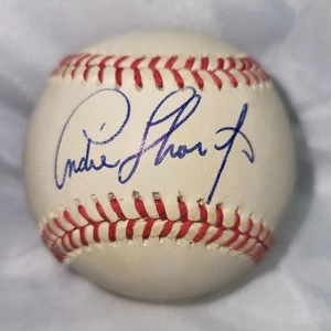 Andre Thunder Thornton Signed MLB Baseball – 2× All-Star, Cleveland Indians 1B - Picture 1 of 6