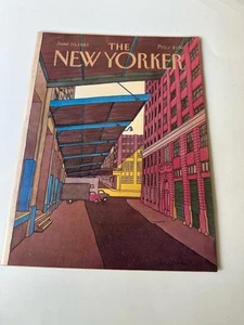 New Yorker Magazine June 20, 1983 Trucks & Loading Dock Vintage - Picture 1 of 3