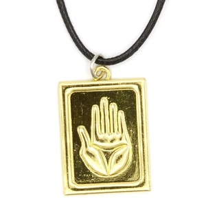 JOTARO KUJO'S HAND EMBLEM Jojo's Bizarre Adventure 1 in. Necklace (Anime Charm) - Picture 1 of 3