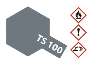 85100 Tamiya TS-100 spray de color Gunmetall seda claro mate 100 ml, (1 l = 114,90 €), Hobby - Imagen 1 de 2