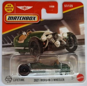 Matchbox - 2021 Morgan 3 Wheeler - Grün - 57/125 - MBX Showroom 2025 - JBR04 - Bild 1 von 3