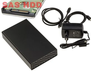 Housing Metal for Disk SAS Linkage USB3.2 Gen 2x1 10G Power Supply 12V 2A - Picture 1 of 5