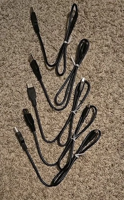 5 x USB A Male to USB Mini Male - Image 1 of 4