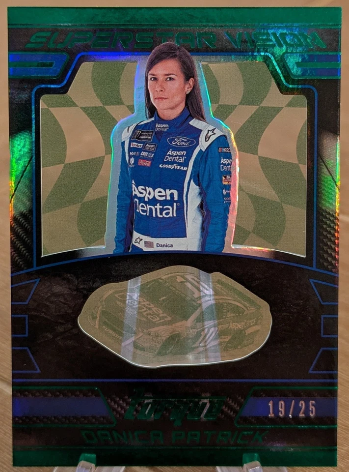 2017 Torque Superstar Vision Green SP 19/25 Danica Patrick - Image 1 of 1