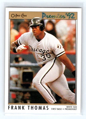 1992 O-Pee-Chee Premier #59 Frank Thomas Chicago White Sox - Image 1 of 2