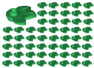 ☀️NUEVO LEGO 50x VERDE BRILLANTE Placa de Planta, Redonda 1 x 1 con 3 Hojas Hoja de Árbol - Imagen 1 de 2