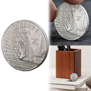 1994 P Vietnam Veterans Memorial Commemorative Silver PROOF $1 Dollar In Capsule - Picture 1 of 12