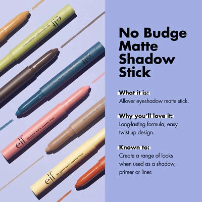 e.l.f. Cosmetics No Budge Matte Shadow Stick ( Choose Your Own! ) - Image 1 of 4