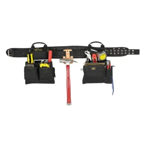 CLC 17 pocket Polyester Fabric Tool Belt 24.5in. L X 16.5in. H Black 29in. 46in. - Picture 1 of 1