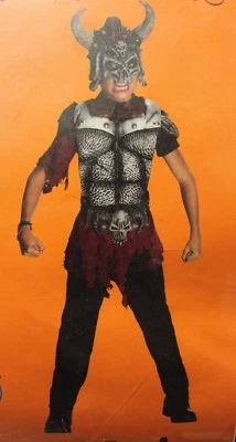 DISFRAZ GUERRERO DE LA MUERTE Pequeño Mediano Feroz Luchador Niños Halloween Niño Miedo NUEVO Foto 1 de 2