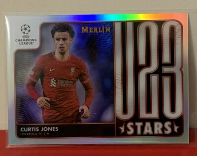  2021-22 Topps Merlin UEFA Champions League Curtis Jones U23 Stars Insert U23-13 - Image 1 of 2
