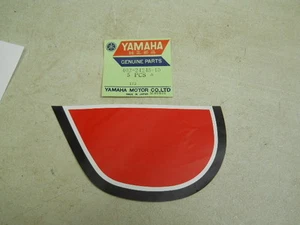 Yamaha NOS MX125, 1974-75, Fuel Tank Graphic 2, # 402-24245-10-00   b5 - Picture 1 of 3