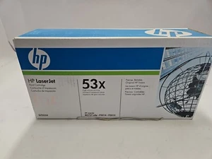 HP 53X schwarze Original LaserJet-Tonerkassette mit hoher Reichweite, Q7553XC Govt. Surplus - Bild 1 von 5