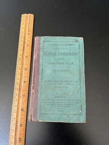 Greenleaf's "Mental Arithmetic" 1846 Boston Publisher "Standard School Books" - Picture 1 of 5