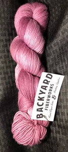 Backyard Fiber Works Hand Dyed Marino Wool Lilac Purple 435 Yds - Picture 1 of 3