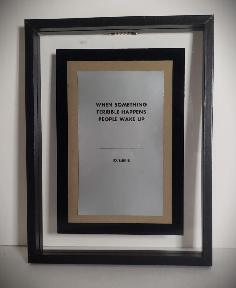 LITOGRAFÍA JENNY HOLZER TRUISM Original Edición Limitada Enmarcada PERSONAS DESPIERTAN Foto 1 de 1