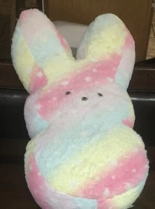 PEEPS Arco Iris con Estrellas Conejito 22” Peluche Grande 2021 Almohada Recién Nacido RARO - Imagen 1 de 12