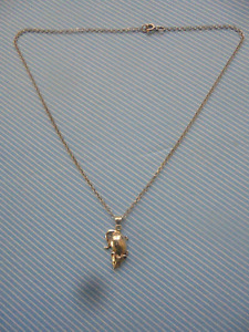925 SILVER MOUSE PENDANT AND 925 SILVER CHAIN