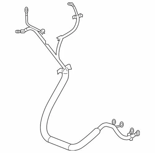 Cable de batería negativo genuino GM 2005-2008 Chevrolet Terraza Uplander 88987139 Foto 1 de 2