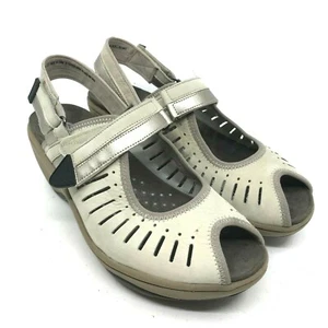 Clarks Women's Privo  Leather Open-Toe Back-Strap Sandals Size 7.5M [26] - Picture 1 of 7