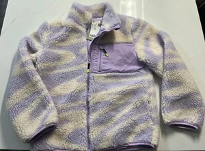 H&M Teddy Bear Jacket Size 12/14 Kids Long Sleeve Fleece Warm NWT - Picture 1 of 9