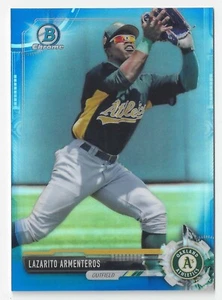 Bowman Chrome Draft 2017 #BDC-135 Lazarito Armenteros refractor azul #'d 058/150 - Imagen 1 de 1
