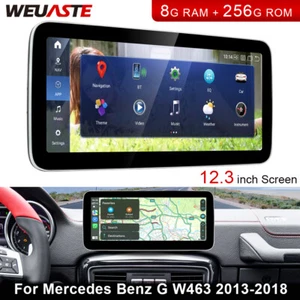 Unidad principal estéreo GPS para automóvil Android de 12,3"" 8G+256G para Mercedes Benz G W463 2013-18 - Imagen 1 de 12